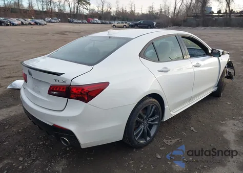 2020 Acura Tlx A-Spec/A-Spec W/Red Leather из США, поврежденный, VIN 19UUB2F69LA004986